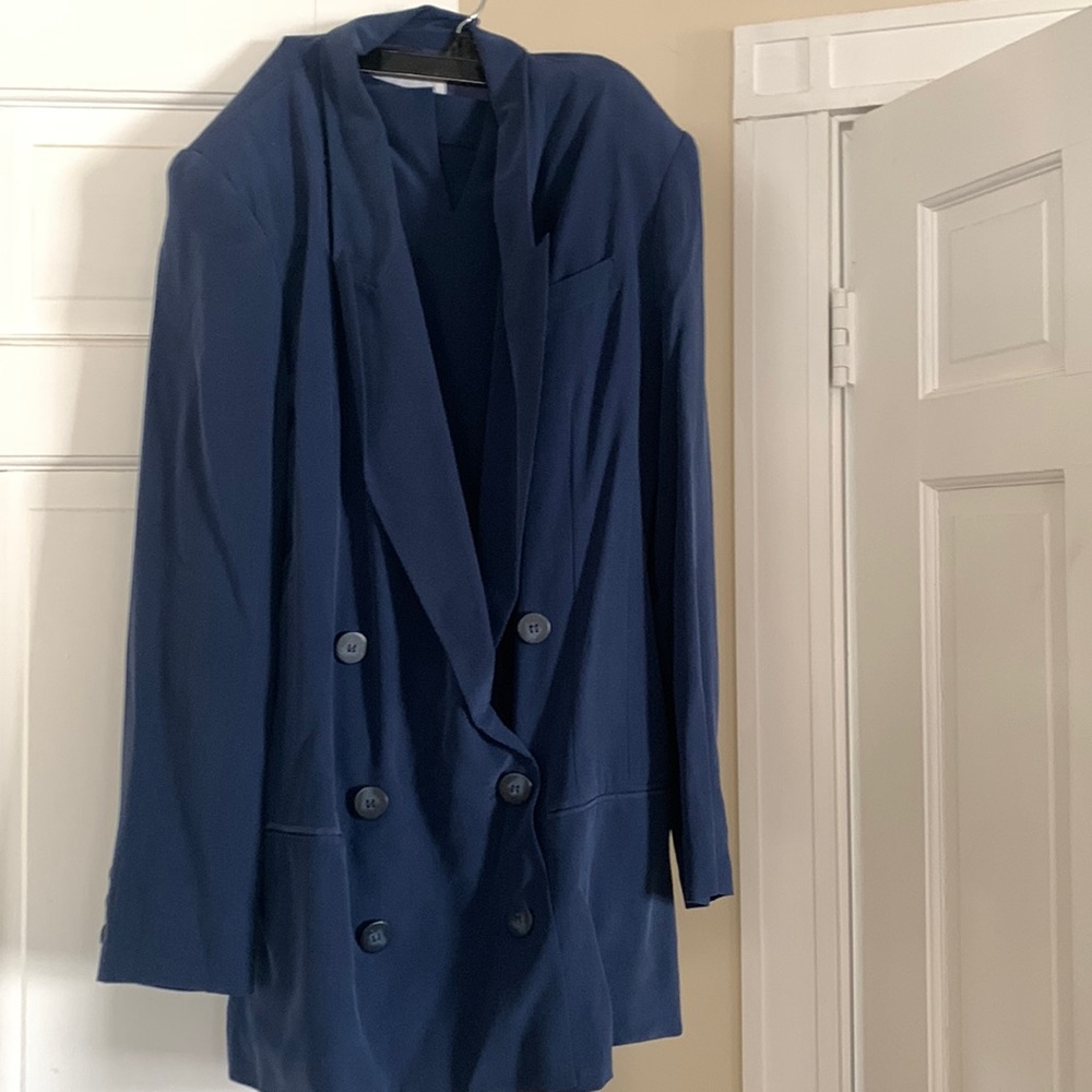 Silk business suit